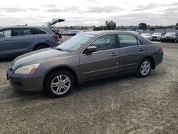 Salvage cars for sale from Copart Antelope, CA: 2007 Honda Accord EX