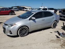 Salvage cars for sale from Copart Temple, TX: 2015 Toyota Corolla L