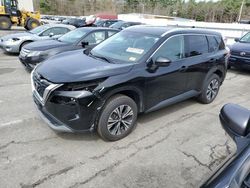 Salvage cars for sale at Exeter, RI auction: 2021 Nissan Rogue SV