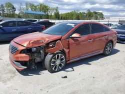 Salvage cars for sale at Spartanburg, SC auction: 2015 Hyundai Sonata Sport