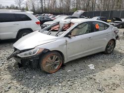 Salvage cars for sale at Waldorf, MD auction: 2018 Hyundai Elantra SEL