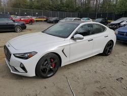 Salvage cars for sale at Waldorf, MD auction: 2020 Genesis G70 Prestige