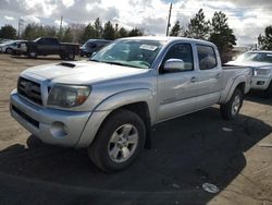 Salvage cars for sale from Copart Denver, CO: 2010 Toyota Tacoma Double Cab Long BED