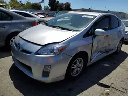 Salvage cars for sale from Copart Martinez, CA: 2011 Toyota Prius