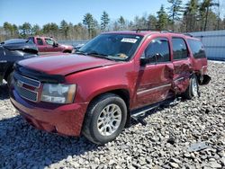 Salvage cars for sale at Windham, ME auction: 2011 Chevrolet Tahoe K1500 LTZ