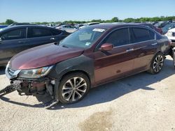 Salvage cars for sale at San Antonio, TX auction: 2014 Honda Accord Sport