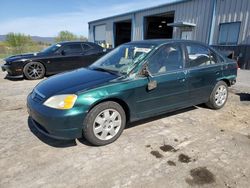 Salvage cars for sale from Copart Chambersburg, PA: 2002 Honda Civic EX