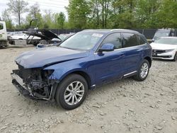 Salvage cars for sale from Copart Waldorf, MD: 2014 Audi Q5 Premium Plus