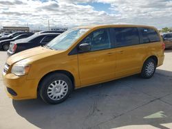 Salvage cars for sale at Grand Prairie, TX auction: 2012 Dodge Grand Caravan SE