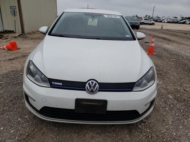 2016 Volkswagen E-GOLF SE