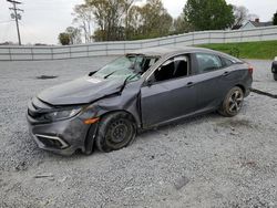 Honda salvage cars for sale: 2021 Honda Civic LX