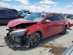 Salvage cars for sale at Grand Prairie, TX auction: 2017 Toyota Corolla L