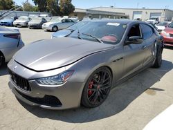 Salvage cars for sale from Copart Martinez, CA: 2015 Maserati Ghibli S