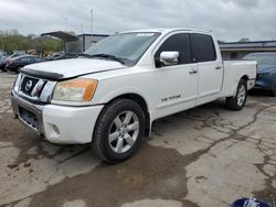 Salvage trucks for sale at Lebanon, TN auction: 2008 Nissan Titan XE