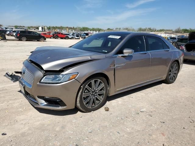 2018 Lincoln Continental Reserve