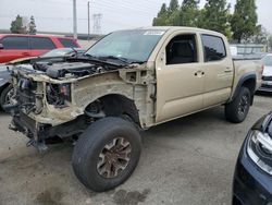 Salvage cars for sale from Copart Rancho Cucamonga, CA: 2017 Toyota Tacoma Double Cab