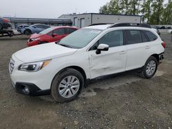 Salvage cars for sale at Arlington, WA auction: 2016 Subaru Outback 2.5I Premium