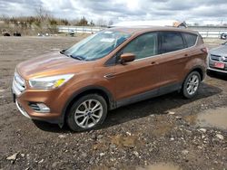 Salvage cars for sale from Copart Columbia Station, OH: 2017 Ford Escape SE