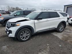 Salvage cars for sale from Copart Duryea, PA: 2021 Ford Explorer Limited