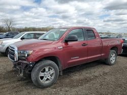 Salvage cars for sale at Des Moines, IA auction: 2010 Toyota Tundra Double Cab SR5