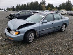 Salvage cars for sale at Graham, WA auction: 1996 Honda Accord LX
