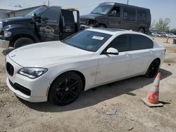 Salvage cars for sale at Pekin, IL auction: 2013 BMW 750 LXI