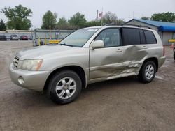 Toyota Highlander Limited salvage cars for sale: 2003 Toyota Highlander Limited