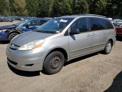 Salvage cars for sale from Copart Graham, WA: 2006 Toyota Sienna CE