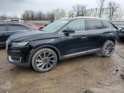 Lincoln Nautilus salvage cars for sale: 2019 Lincoln Nautilus Reserve