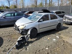 Salvage cars for sale at Waldorf, MD auction: 2007 Toyota Corolla CE