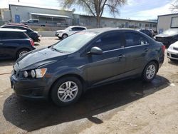 Salvage cars for sale from Copart Albuquerque, NM: 2016 Chevrolet Sonic LT