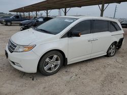 Salvage cars for sale at Temple, TX auction: 2013 Honda Odyssey Touring
