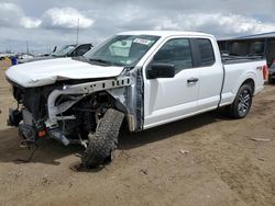 Salvage cars for sale from Copart Brighton, CO: 2021 Ford F150 Super Cab