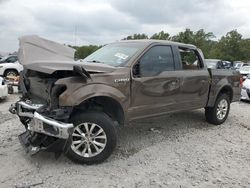 Salvage trucks for sale at Houston, TX auction: 2015 Ford F150 Supercrew
