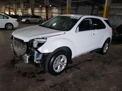 Chevrolet Equinox ls salvage cars for sale: 2017 Chevrolet Equinox LS