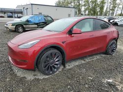 Salvage cars for sale at Arlington, WA auction: 2024 Tesla Model Y