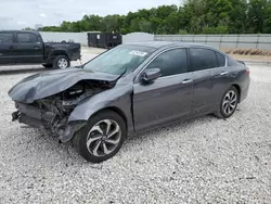 Salvage cars for sale from Copart New Braunfels, TX: 2016 Honda Accord EXL