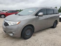 Salvage cars for sale at Houston, TX auction: 2013 Nissan Quest S
