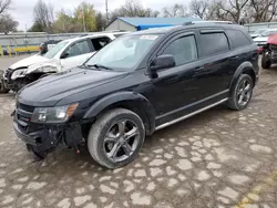 Salvage cars for sale at Wichita, KS auction: 2015 Dodge Journey Crossroad