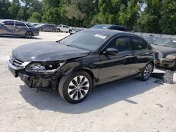 Salvage cars for sale from Copart Ocala, FL: 2015 Honda Accord EXL
