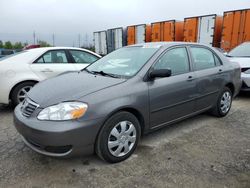 Toyota Corolla CE salvage cars for sale: 2008 Toyota Corolla CE