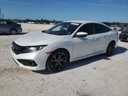Salvage cars for sale from Copart Arcadia, FL: 2020 Honda Civic Sport