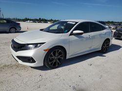 Honda Civic Sport salvage cars for sale: 2020 Honda Civic Sport