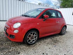 Salvage cars for sale at Baltimore, MD auction: 2015 Fiat 500 Sport