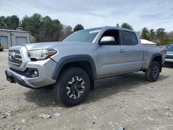 Salvage cars for sale at Mendon, MA auction: 2017 Toyota Tacoma Double Cab