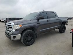 Salvage cars for sale from Copart Wilmer, TX: 2017 Toyota Tundra Crewmax SR5
