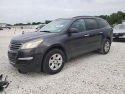 Salvage cars for sale at New Braunfels, TX auction: 2013 Chevrolet Traverse LS