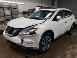 Salvage cars for sale at Elgin, IL auction: 2016 Nissan Murano S