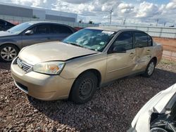 Vehiculos salvage en venta de Copart Phoenix, AZ: 2007 Chevrolet Malibu LS