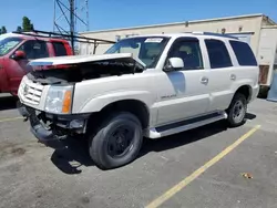 Salvage cars for sale from Copart Hayward, CA: 2002 Cadillac Escalade Luxury